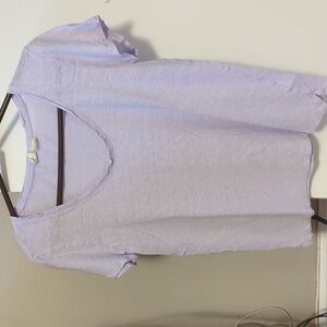Gap Lavender Linen T-shirt